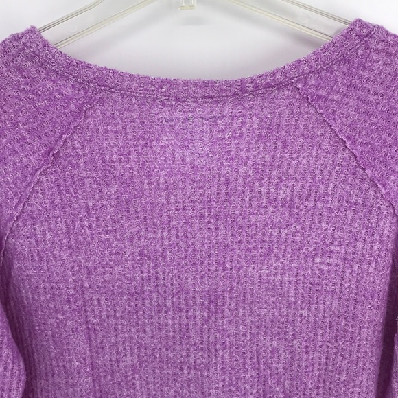 NEW AmericanEagle OutfittersSweater HighLow Purple - Picture 8 of 11